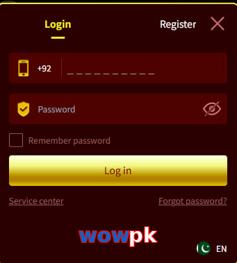 Wowpk login preview